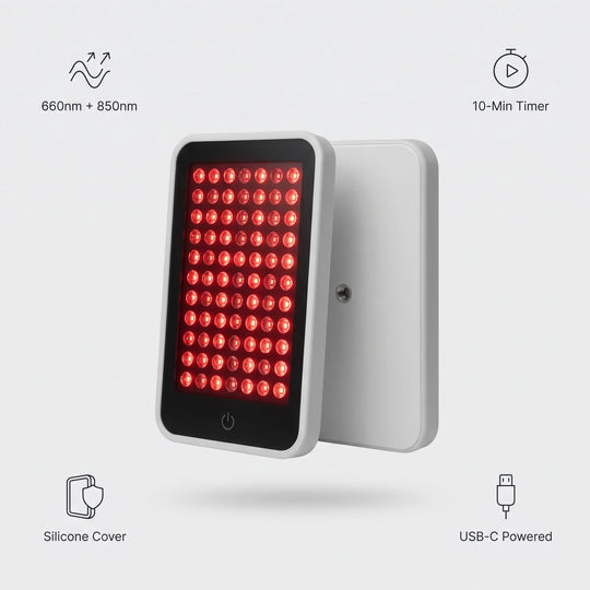 Red & Infrared Light Panel — 660nm and 850nm LEDs