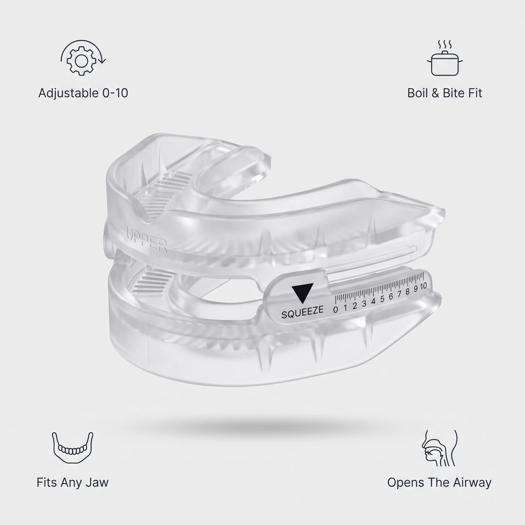 Nightpiece — adjustable anti-snoring mouthpiece