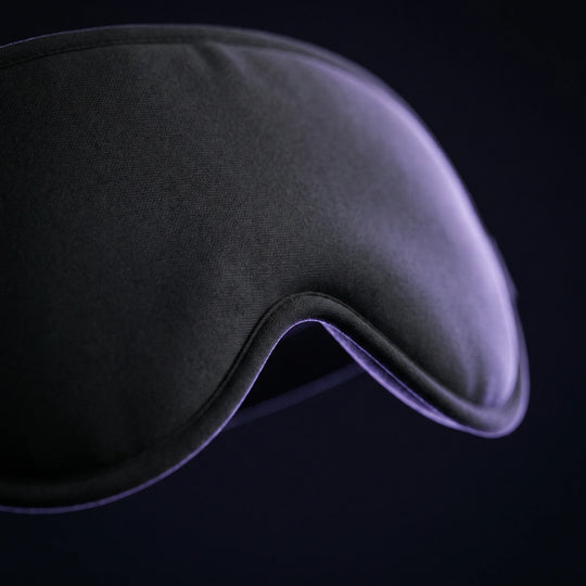 Close view of the lower edge where it curves over the nose bridge