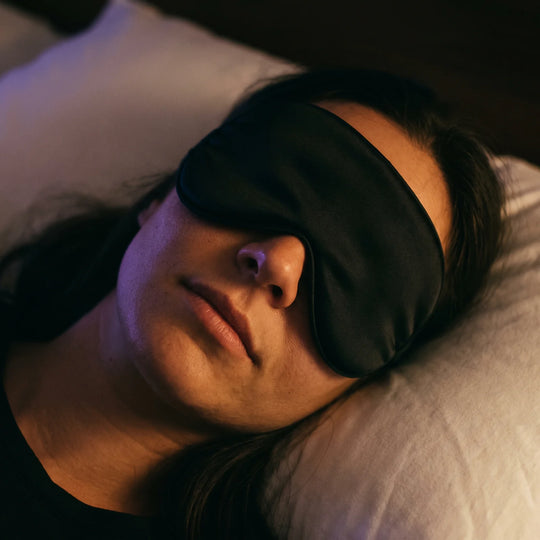 The mask worn on a face, sitting closed with no gap at the nose