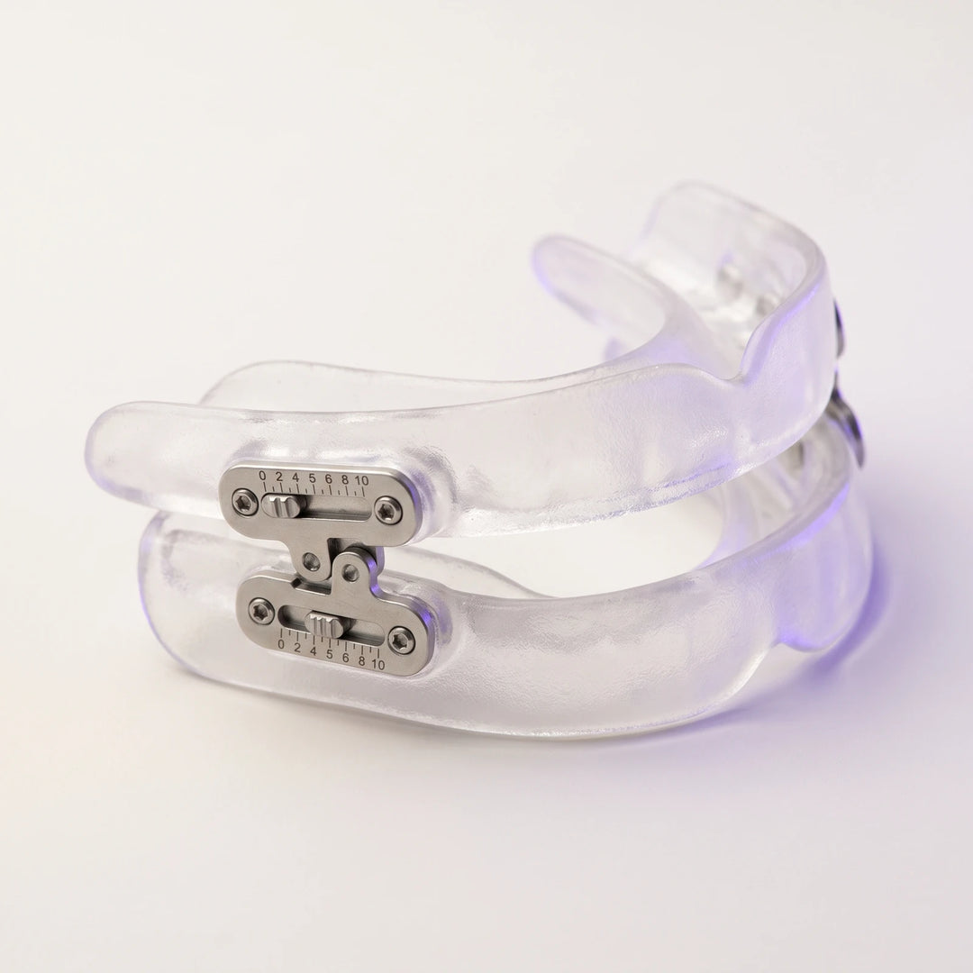 The Nightpiece Pro, its two arches held slightly open by the hinges on each side