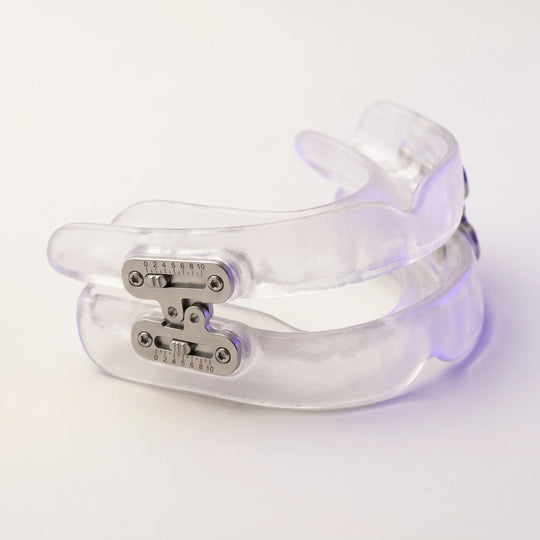 The Nightpiece Pro, its two arches held slightly open by the hinges on each side